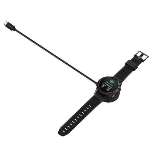 Garmin AMOLED smartwatch charging cable Type-C white 1