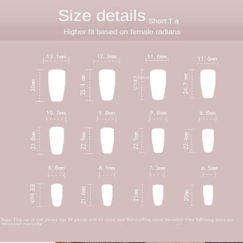 Kunstnagels JP2155JP2155JP2155 1