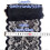Rose embroidered stretch lace trim 25mm width 4