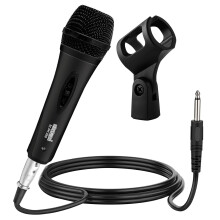 PM-286 handmicrofoon met dynamische cardioïde richtingskarakteristiek en aan/uit-schakelaar