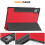 Lenovo Idea Tab Pro tablet case anti-drop leather stand red 4