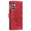 Samsung Galaxy A56 wallet case red mandala flower pattern 5