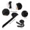 Silk Sleeping Cap for Natural Curly Hair Black 5