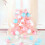 Small Pink Christmas Tree with Lights 23.6 Inches 6