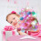 Small Pink Christmas Tree with Lights 23.6 Inches 8