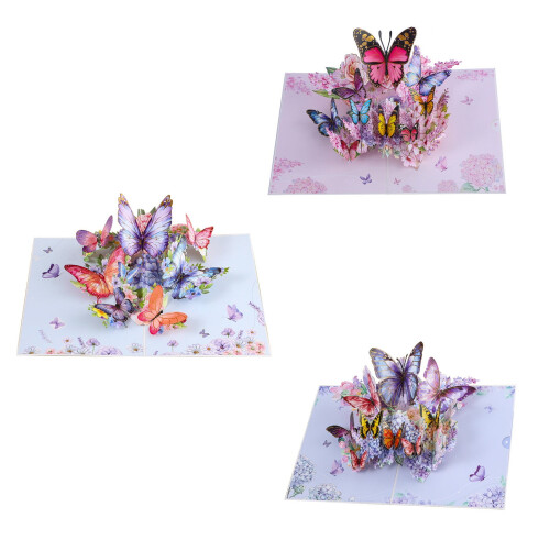 Butterfly Pop-Up Greeting Card 3D Paper Sculpture 2
