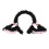 Sheep Ears Headband Bowknot Black One Piece 5