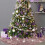 23.6" Rose Gold Polyester Christmas Tree Skirt with Sequins – Compatible with Most Trees 6