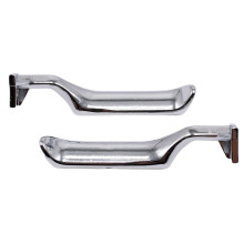 1Pair Chrome Inside Door Handles LH+RH for Bronco 1987-96 F-150 F250 F-350 F53 F59 F800 E7TZ1522600A, E7TZ1522601A