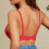 Dame push-up bralette med bøyle, ensfarget rød 36D 5