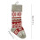 Christmas wool socks red gray elk pattern children's gift 2