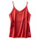 Camisola feminina de cetim sem mangas com decote em V 3