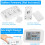 Stație meteo wireless cu ceas pentru interior și exterior 6