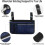 Wheelchair Side Storage Bag with Cup Holder and Reflective 5