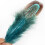 Pheasant feathers blue 100 pcs 3