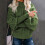 Damen-Strickpullover Herbst Winter Grau Rundhalspullover 4
