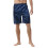 Herr Sommar Casual Enfärgade Shorts Blå Plus Size 2