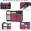 Wheelchair Side Bag Waterproof Armrest Pouch with Cup Holder 5