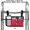 Wheelchair Side Storage Bag with Cup Holder and Reflective 2