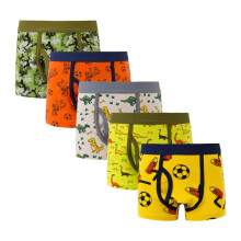 Cotton Boxer Briefs for Toddlers 5 Pack Size 1-10 Years