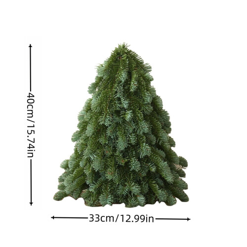 CISIL Desktop Christmas Tree Artificial Green 12in with 2