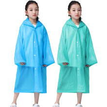 Kids Rain Poncho Reusable 2-Pack for Ages 6-14