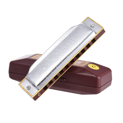 Folkmaster Standard diatonic harmonica C key 10-hole