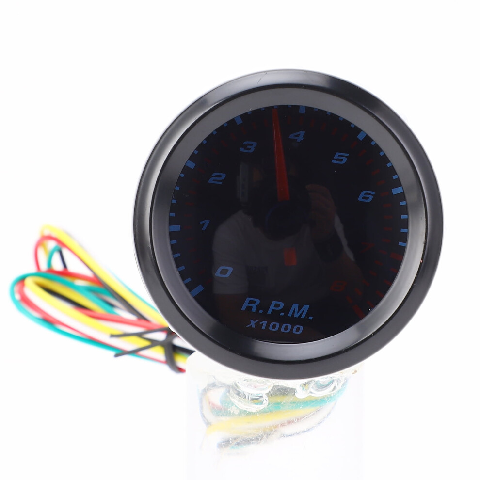 Car Tachometer 8000 Rpm 55Mm For 1-8 Cylinder Gas Engine 9170372545841
