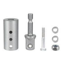 Stainless Steel Trailer Jack Drill Adapter Kit 1/2" Socket