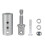 Stainless Steel Trailer Jack Drill Adapter Kit 1/2" Socket 1