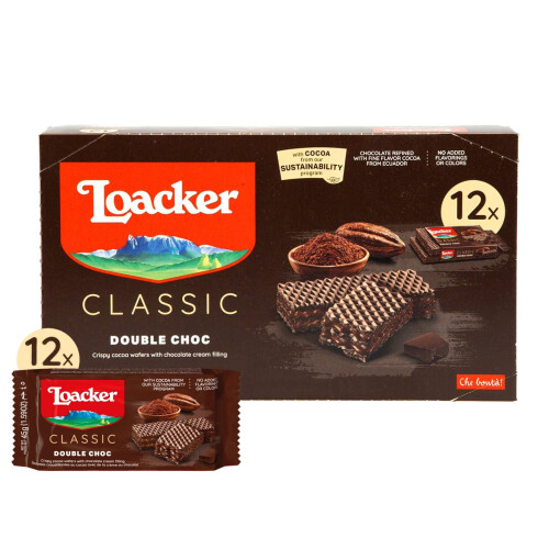 Classic double chocolate wafers cream-filled 1.59 oz pack