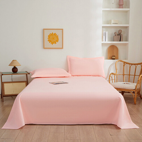 Drap plat Gallickan Queen 152 x 229 cm en coton lavé 1