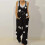 Lässiger Damen-Overall mit Blumenmuster und Trägertop 1