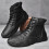 Men's Casual High-Top Leather Boots Warm Short Style 8