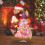 Pink Mini Christmas Tree with Lights 17.7 in 5