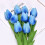 Künstliche Tulpen aus Kunstseide, 10 Stück 1