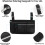 Wheelchair Side Storage Bag with Cup Holder for Power 5