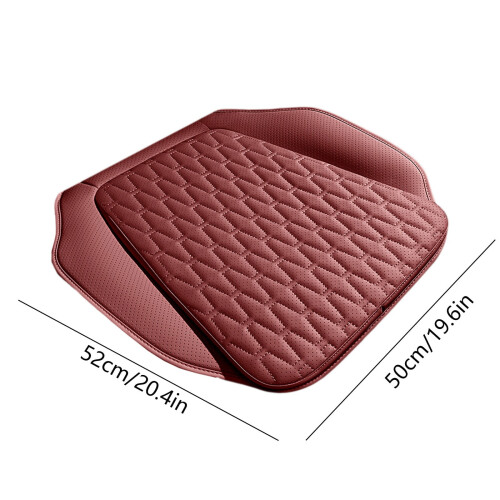 Car Seat Cushion Breathable Perforated Leather 1 Piece 2