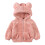 Fleecefodrad huvjacka för småbarn, rosa, 2-3 år 1