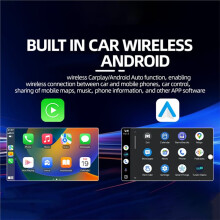 Motorcykel 5-Tums Navigationsskärm Trådlös Carplay för Android Auto MP5-Spelare Bärbar Vattentät Skärm