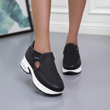 Itsun Damen-Sneaker, Schwarz, US 7,5