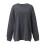Damen-Hoodie-Pullover mit langen Ärmeln, dunkelgrau 1