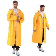 Adult Rain Poncho with Hood Lightweight Waterproof