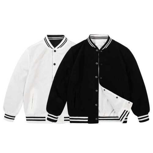 Boys Winter Jacket Double-Sided Casual Jacket for Children 1