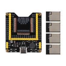 ESP32 Brinnande Fixtur Testkort med 4 XH-S3E N16R8 Wifi Bluetooth5.0 Modul Dual-Core MCU för ESP-32S ESP32-S3