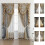 Julemørkleggingsgardiner 35x63 tommer 2-panels sett 5