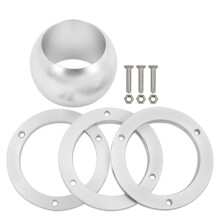 Billet Aluminum Steering Column Swivel Floor Mount for 2" Columns SBC BBC 350