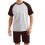 Sommerpyjama-Set für Herren, leichtes Kurzarmhemd und 1