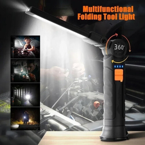 LED Work Light Magnetic COB Flashlight 1 Pack 1