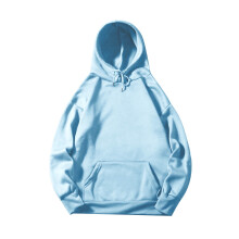 Men's Hooded Sweatshirt Solid Color Long Sleeve S-2XL